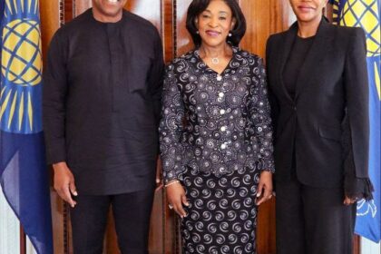 Peter Obi, wife meet Commonwealth Chief on Youth Empowerment, Education, and Democracy