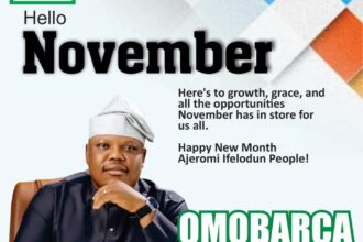 OmoBarca felicitates Ajeromi Ifelodun constituents on the new month of November OmoBarca felicitates Ajeromi Ifelodun constituents on the new month of November