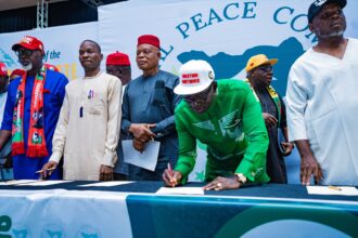 Governor Soludo signs peace accord, commits to peaceful electoral process