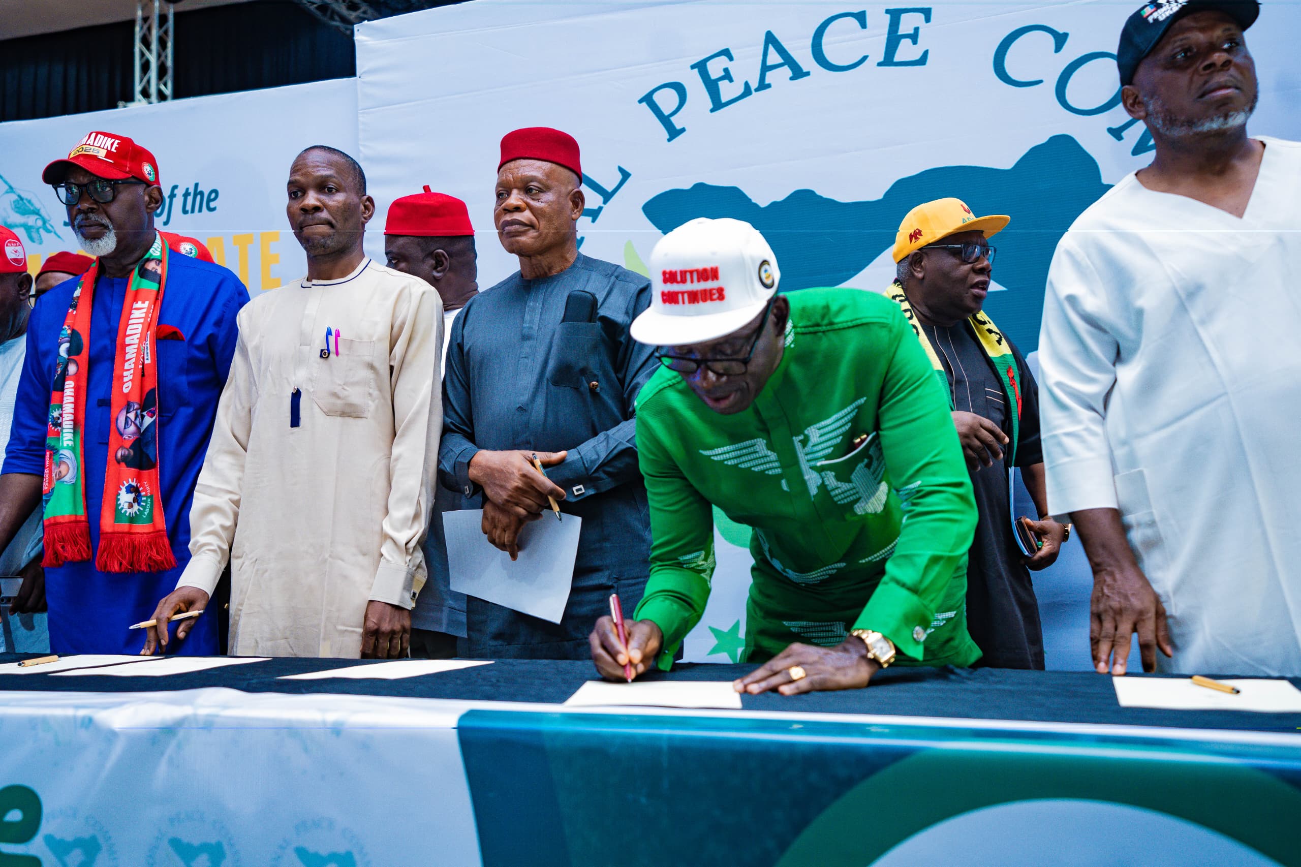 Governor Soludo signs peace accord, commits to peaceful electoral process