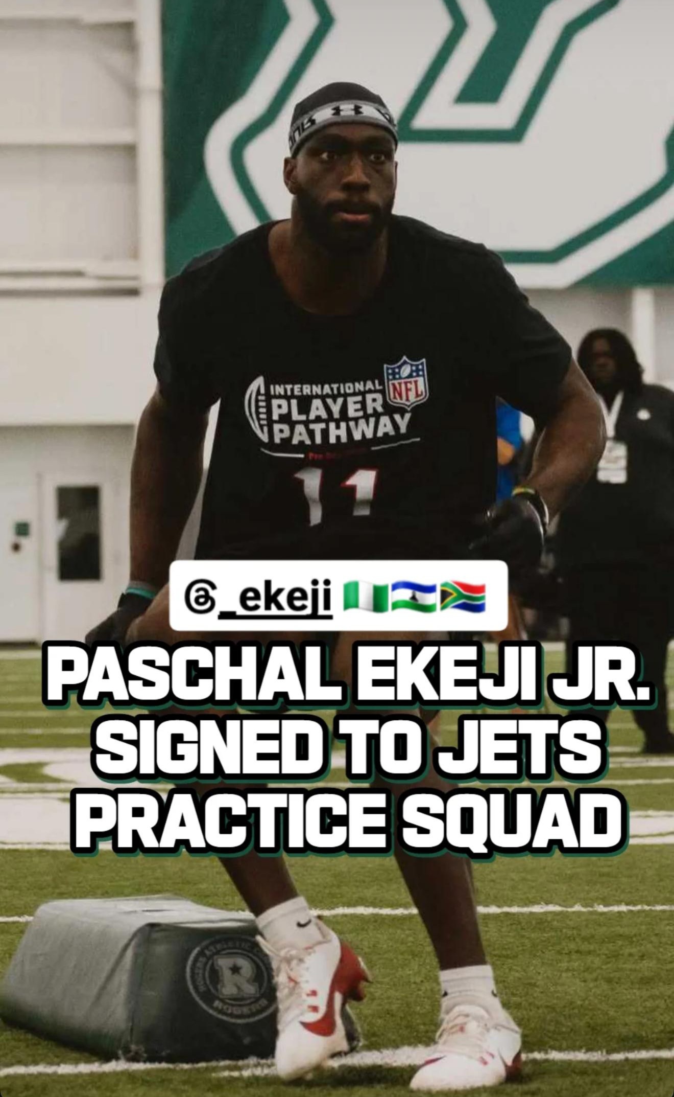New York Jets Sign Former Sharks and Western Province Winger Paschal Ekeji to Practice Squad