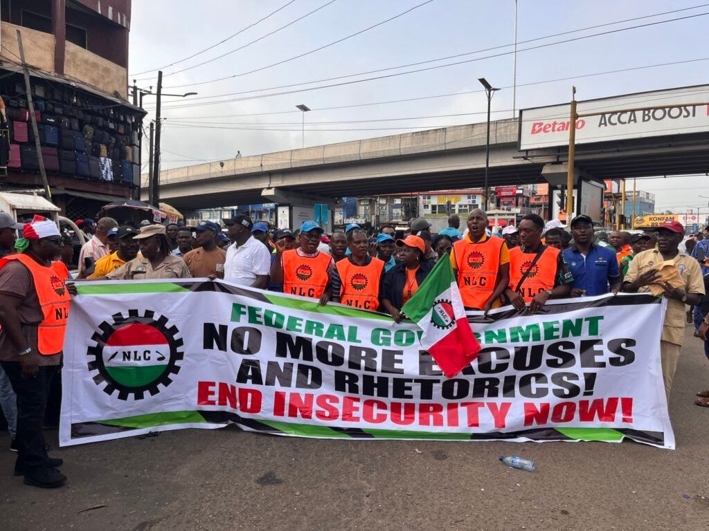 NLC Leads Nationwide Protests Over Rising Insecurity, Demands Urgent Government Action NLC Leads Nationwide Protests Over Rising Insecurity, Demands Urgent Government Action
