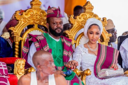 Alaafin of Oyo Crowns Seyi Tinubu as Okanlomo of Yorubaland