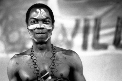 Fela Aníkúlápó Kuti and His Crowned Princes  By Prince Adeyemi Shonibare