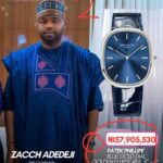 Outrage as Nigeria’s Tax Chief Flaunts ₦25.5 Million Luxury Watch Amid Rising VAT and Economic Hardship