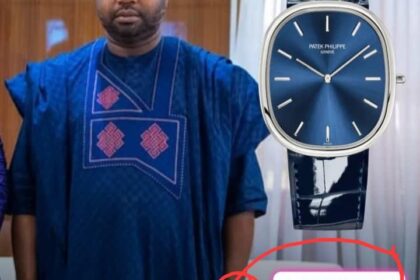 Outrage as Nigeria’s Tax Chief Flaunts ₦25.5 Million Luxury Watch Amid Rising VAT and Economic Hardship