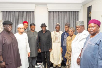 Turaki-Led PDP National Working Committee Meets With Former President Goodluck Jonathan