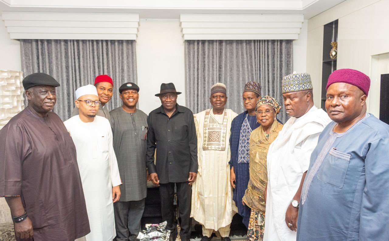 Turaki-Led PDP National Working Committee Meets With Former President Goodluck Jonathan