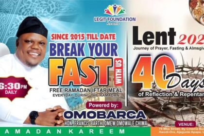 (Video) OmoBarca offers free daily fast-breaking meals to Christians and Muslims as Ramadan and Lent begin (Video) OmoBarca offers free daily fast-breaking meals to Christians and Muslims as Ramadan and Lent begin