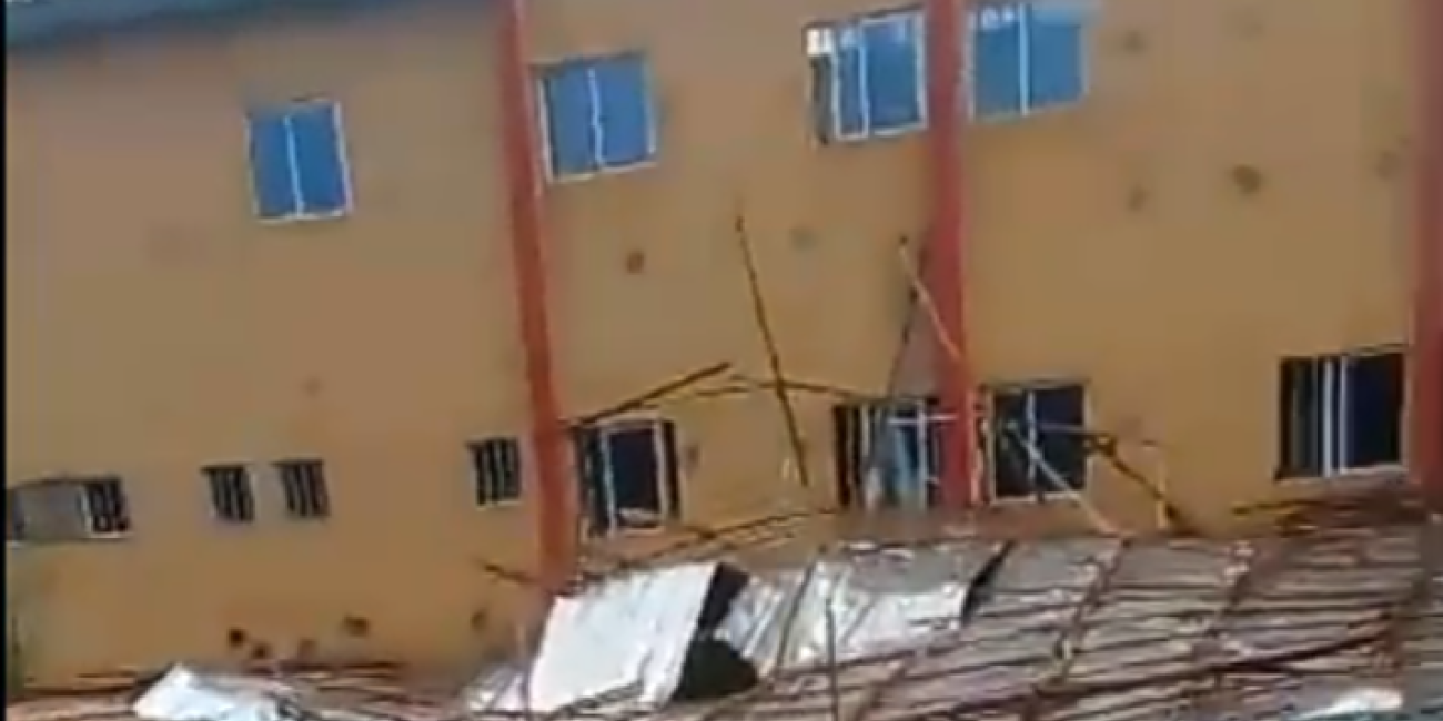 Windstorm Destroys Roof of Newly Built Smart Green School in Enugu, Sparks Accountability Concerns