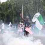 Police Fire Teargas at #OccupyNASS Protesters Demanding Mandatory Electronic Transmission of Election Results Police Fire Teargas at #OccupyNASS Protesters Demanding Mandatory Electronic Transmission of Election Results