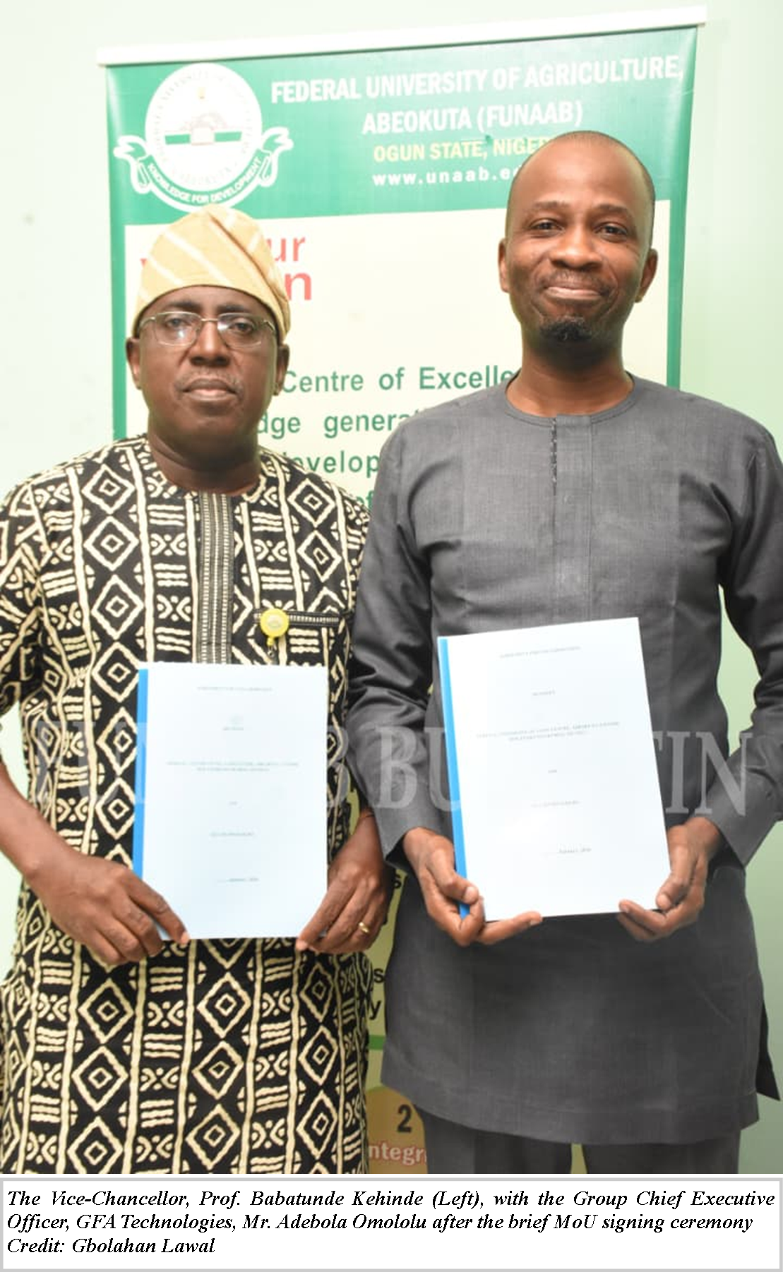 FUNAAB, GFA Technologies Forge Strategic Partnership to Advance Digital Innovation