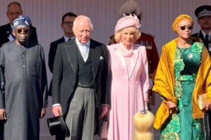 (Video) King Charles and Queen Camilla Officially Receive Bola Ahmed Tinubu and Oluremi Tinubu at Windsor Castle