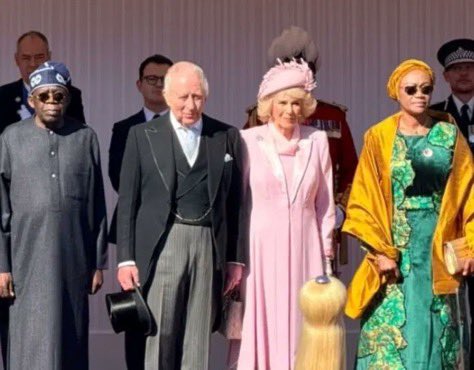 (Video) King Charles and Queen Camilla Officially Receive Bola Ahmed Tinubu and Oluremi Tinubu at Windsor Castle
