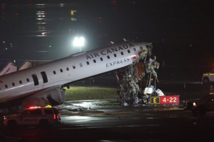 Two Pilots Killed After Air Canada Express Jet Collides With Fire Truck at LaGuardia Airport Two Pilots Killed After Air Canada Express Jet Collides With Fire Truck at LaGuardia Airport