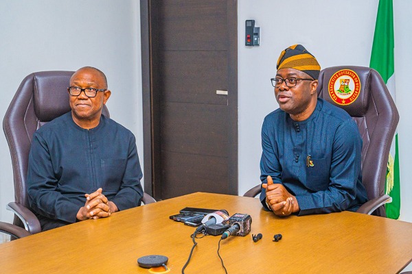 Obi, Makinde Meet in Ibadan as Opposition Consultations Intensify Ahead of 2027