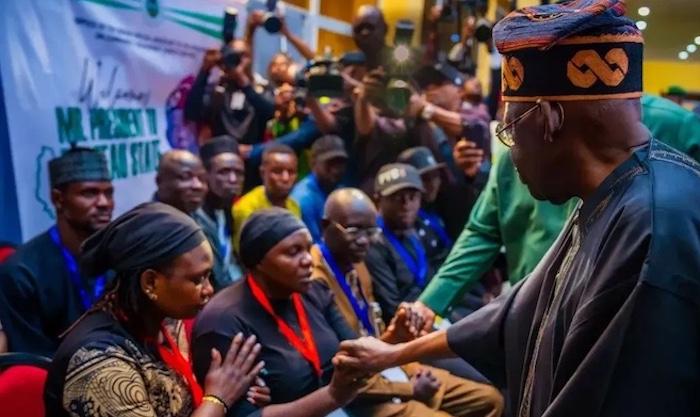 Tinubu Explains Airport Meeting with Plateau Victims, Cites Security and Logistical Constraints