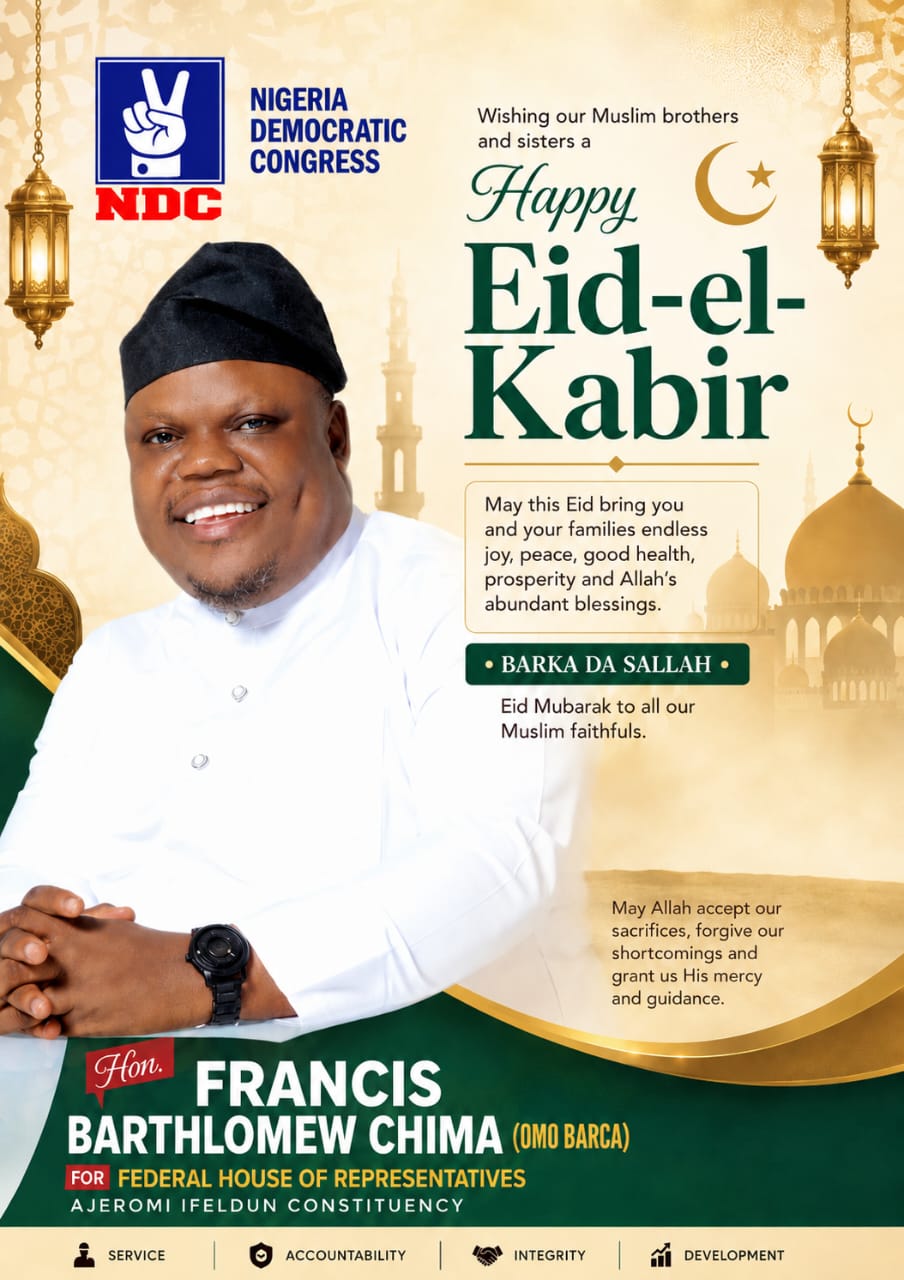 OmoBarca Felicitates Muslim Faithfuls on Sallah, Celebrates Nigerian Children on Children’s Day OmoBarca Felicitates Muslim Faithfuls on Sallah, Celebrates Nigerian Children on Children’s Day