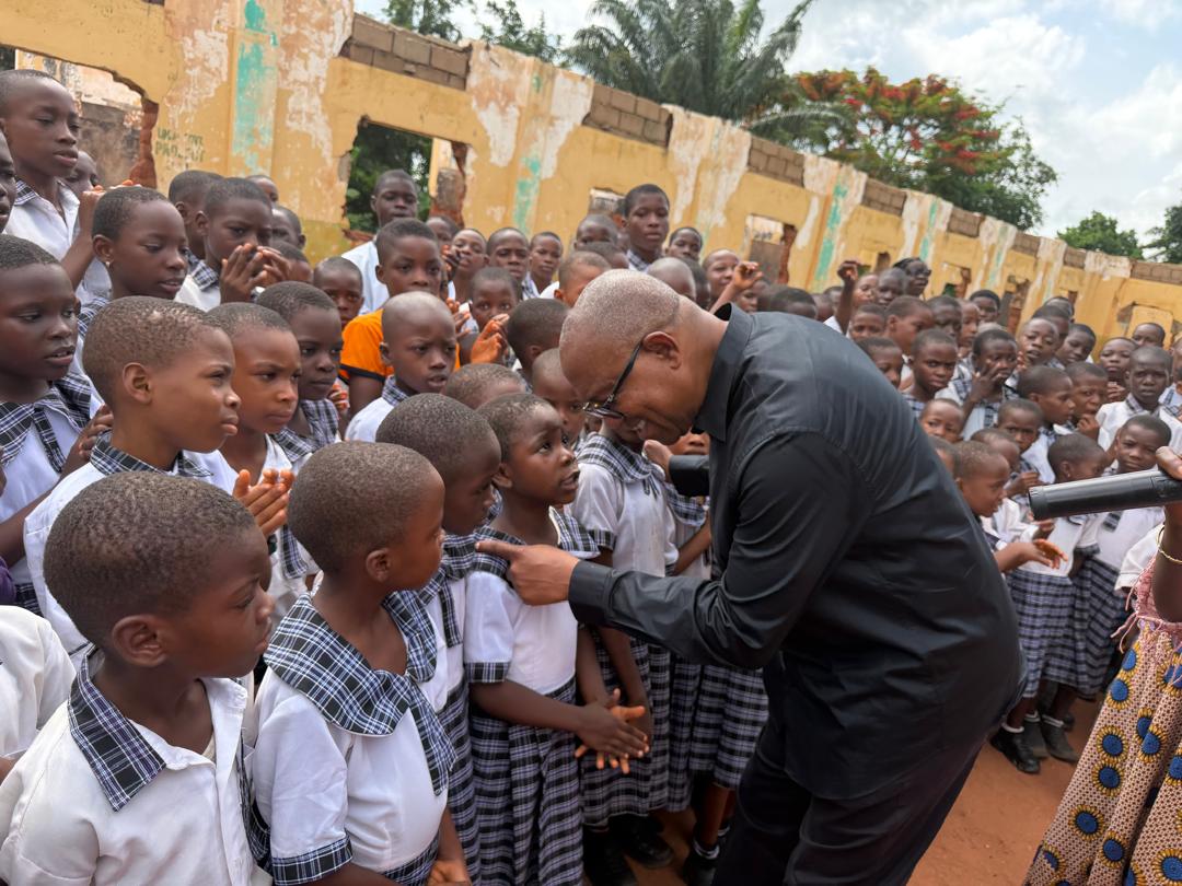 Peter Obi Donates N10 Million to Rebuild Practising Primary School Agulu