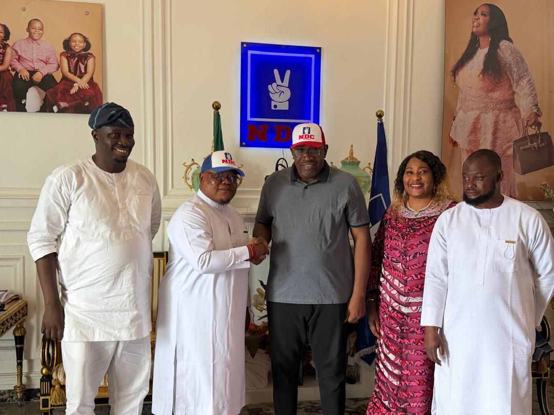 Breaking: OmoBarca Joins NDC, Received by Party Leader Sen. Seriake Dickson Breaking: OmoBarca Joins NDC, Received by Party Leader Sen. Seriake Dickson