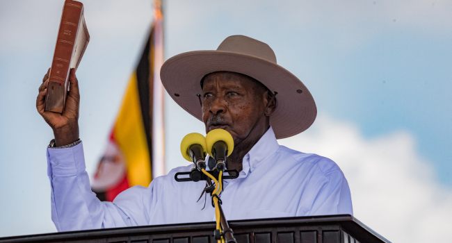 Museveni Sworn In For Seventh Term As Uganda’s President Amid Opposition Dispute
