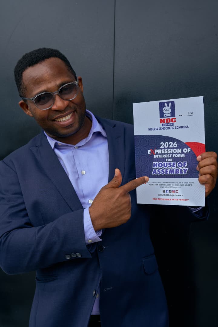 Hon. Thomas Victor Onwubiko (TV) Picks NDC Expression of Interest Form for Lagos State House of Assembly Hon. Thomas Victor Onwubiko (TV) Picks NDC Expression of Interest Form for Lagos State House of Assembly