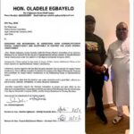 Breaking: Hon. Oladele Egbayelo Steps Down For OmoBarca Ahead Of Ajeromi/Ifelodun NDC Reps Primary election Breaking: Hon. Oladele Egbayelo Steps Down For OmoBarca Ahead Of Ajeromi/Ifelodun NDC Reps Primary election