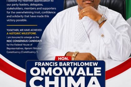 OmoBarca Emerges NDC House of Representatives Candidate for Ajeromi-Ifelodun Amid Jubilation OmoBarca Emerges NDC House of Representatives Candidate for Ajeromi-Ifelodun Amid Jubilation