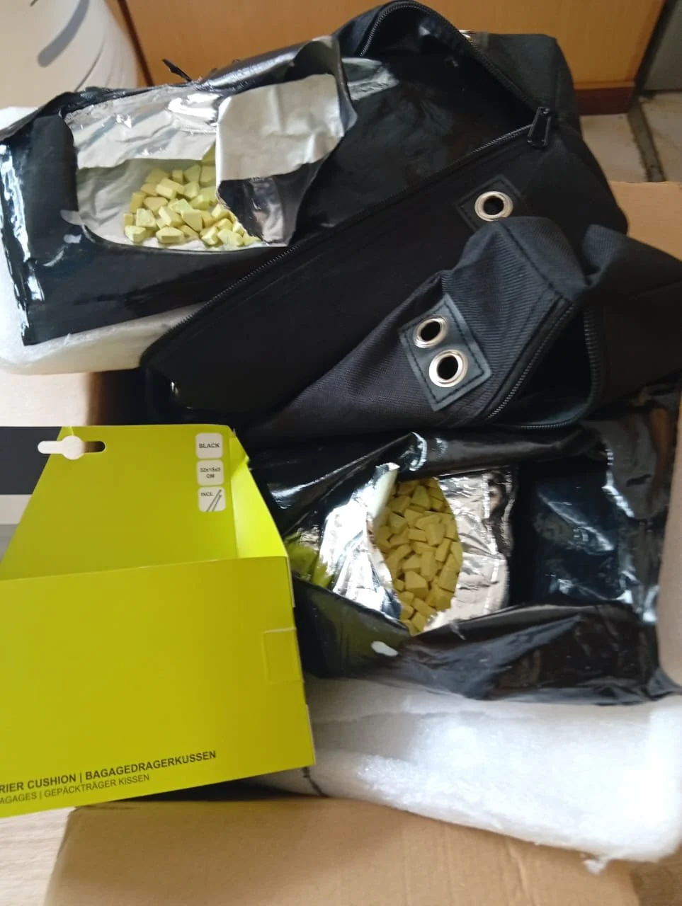NDLEA Uncovers Ecstasy Pills Hidden Inside Bicycle Carriers Bound For Europe