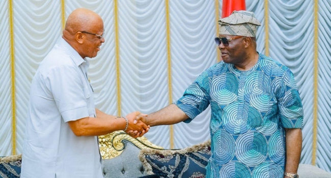 2027: Governor Umo Eno Consults Akpabio, Seeks Support Ahead Of Re-Election Bid