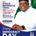 OmoBarca Greets Ajeromi–Ifelodun Constituents on June 12, Urges Nigerians to Sustain Democratic Gains OmoBarca Greets Ajeromi–Ifelodun Constituents on June 12, Urges Nigerians to Sustain Democratic Gains