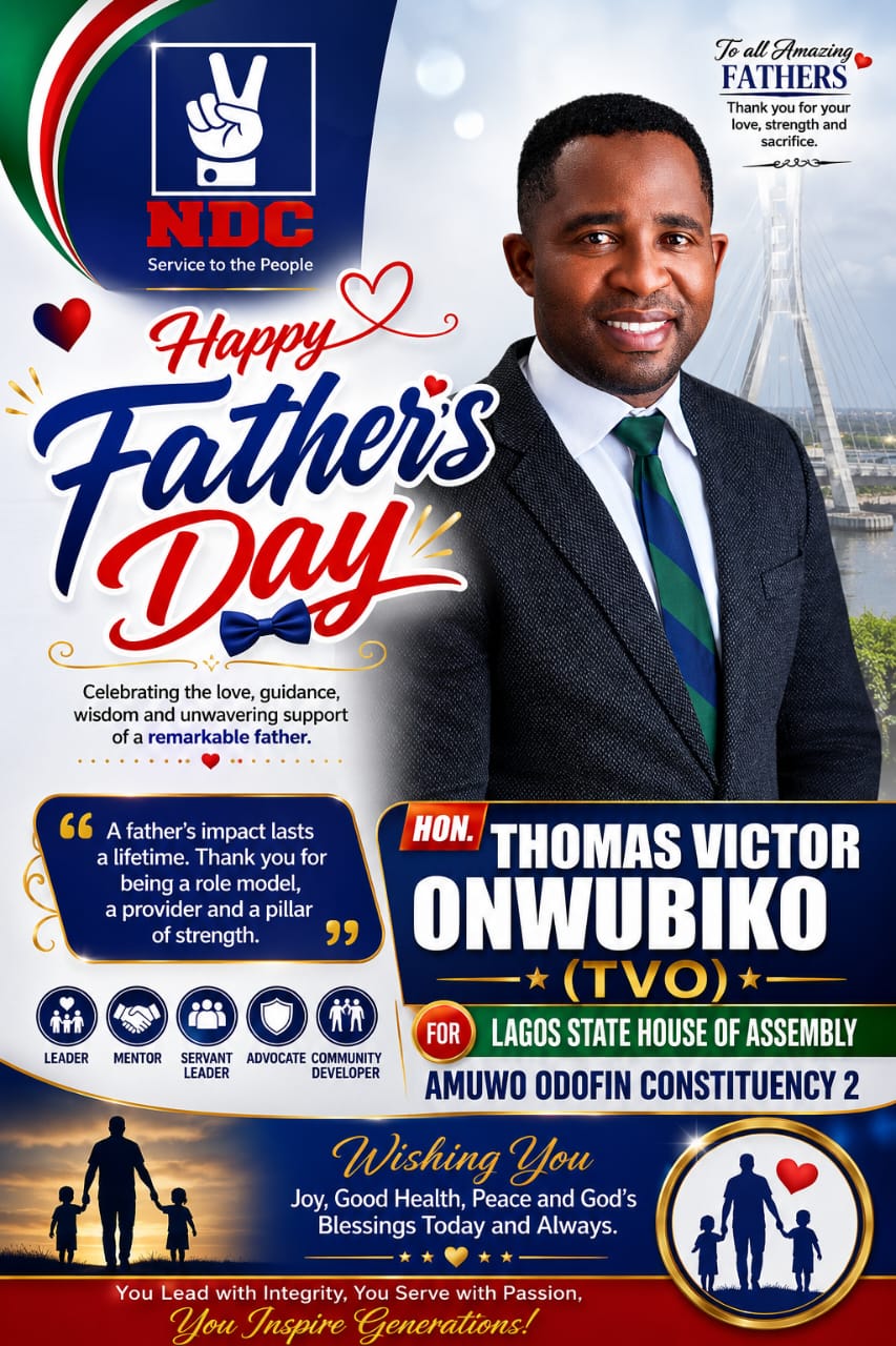 Hon Thomas Victor Onwubiko Celebrates Fathers on Father’s Day, Commends Their Role in Building Society Hon Thomas Victor Onwubiko Celebrates Fathers on Father’s Day, Commends Their Role in Building Society