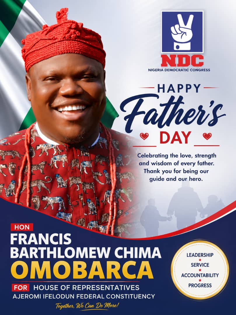 OmoBarca Celebrates Fathers’ Day, Commends Fathers for Their Sacrifice and Leadership OmoBarca Celebrates Fathers’ Day, Commends Fathers for Their Sacrifice and Leadership