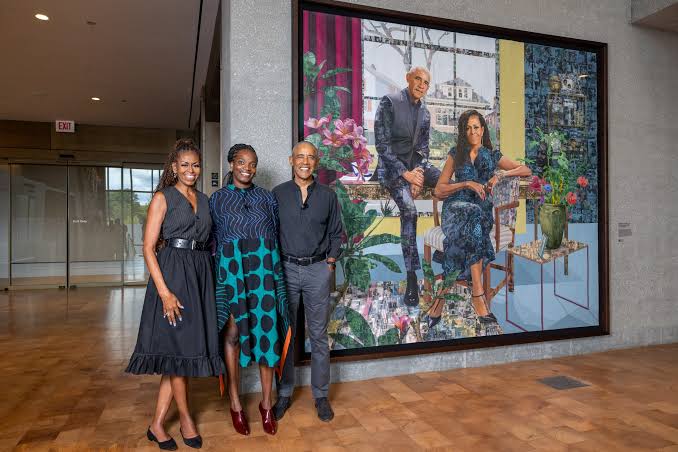 (Video) Njideka Akunyili Crosby Creates Presidential Portrait for Obama Center, Earns Praise from Michelle Obama (Video) Njideka Akunyili Crosby Creates Presidential Portrait for Obama Center, Earns Praise from Michelle Obama