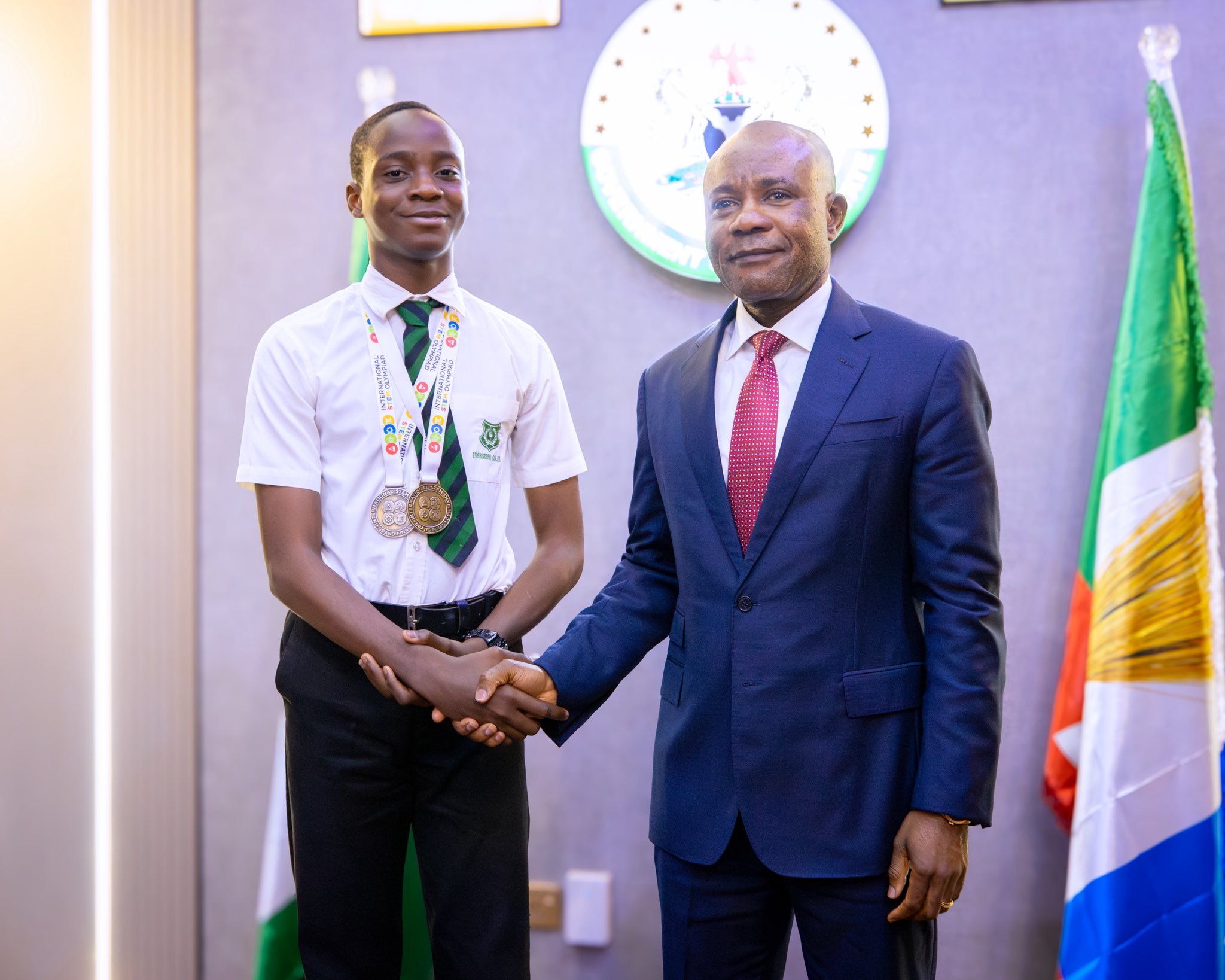 Governor Peter Mbah Rewards World Mathematics Champion, Teacher with ₦5 Million