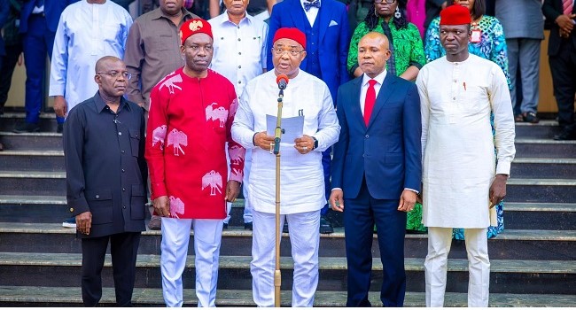 South-East Governors Back Tinubu’s 2027 Re-Election, Citing Landmark Projects in Region — Uzodimma