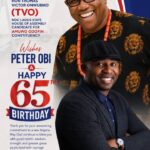NDC candidate, Onwubiko hails Peter Obi on 65th Birthday, Describes Him as a Symbol of Hope NDC candidate, Onwubiko hails Peter Obi on 65th Birthday, Describes Him as a Symbol of Hope