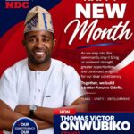 Hon. Thomas Victor Onwubiko hails Amuwo Odofin Constituency II Residents on New Month, Urges Active Participation in 2027 Elections