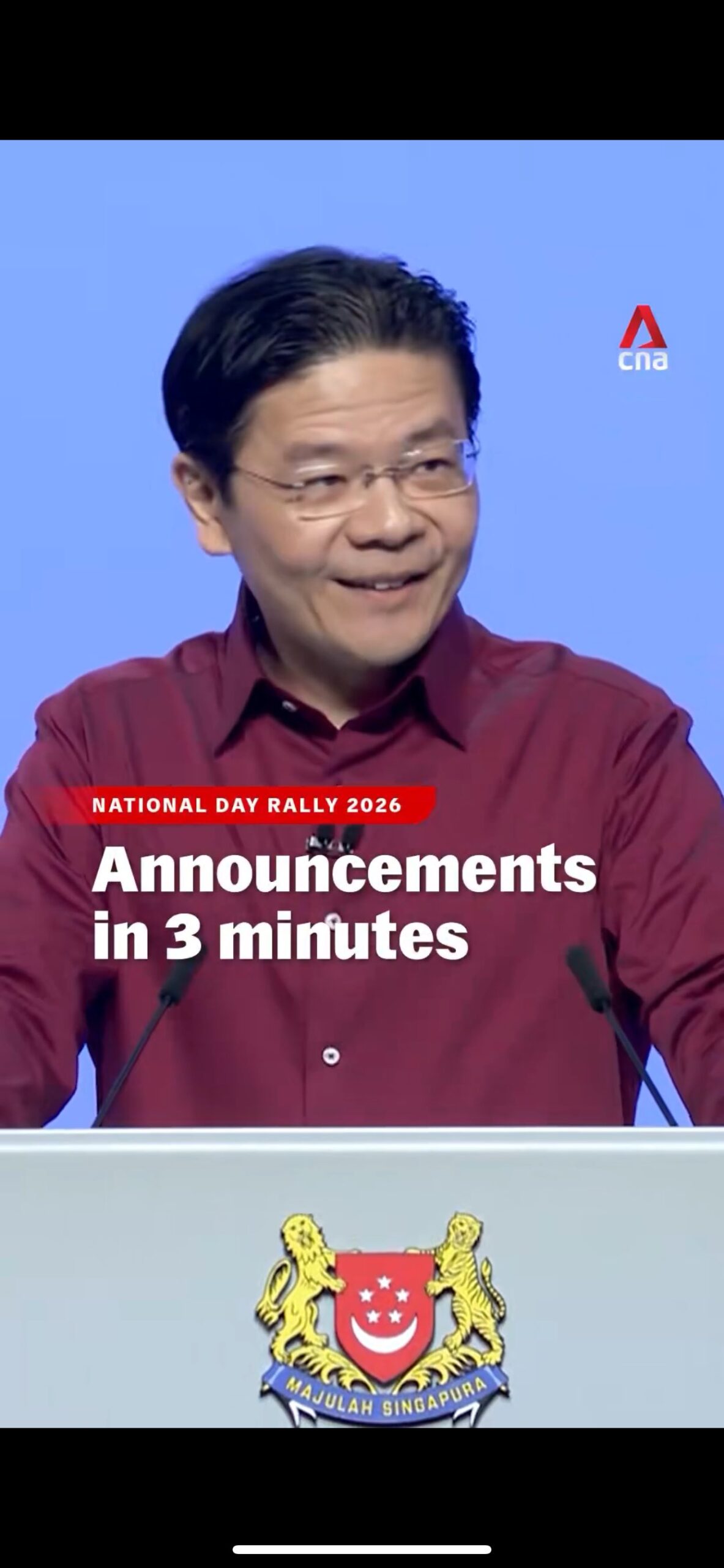 (Video) Singapore babies to receive ,000 from birth to 16 years to encourage childbearing (Video) Singapore babies to receive ,000 from birth to 16 years to encourage childbearing
