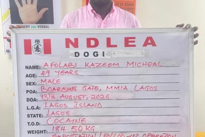 NDLEA Dismantles International Cocaine Cartel, Arrests Alleged Nigerian Kingpin ‘KC Luxury’ NDLEA Dismantles International Cocaine Cartel, Arrests Alleged Nigerian Kingpin ‘KC Luxury’