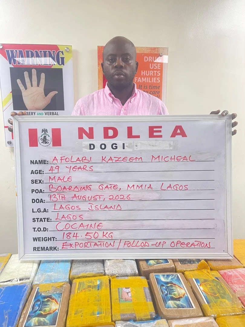 NDLEA Dismantles International Cocaine Cartel, Arrests Alleged Nigerian Kingpin ‘KC Luxury’ NDLEA Dismantles International Cocaine Cartel, Arrests Alleged Nigerian Kingpin ‘KC Luxury’