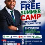 (Video) NDC Candidate, Thomas Victor Onwubiko Launches Free Summer Camp to Equip Amuwo-Odofin Students with STEM, AI, Robotics and Coding Skills (Video) NDC Candidate, Thomas Victor Onwubiko Launches Free Summer Camp to Equip Amuwo-Odofin Students with STEM, AI, Robotics and Coding Skills