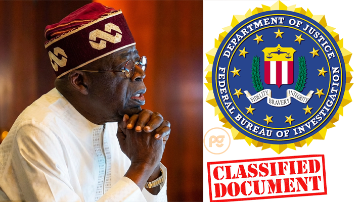 FBI Submits Tinubu’s Criminal Records to US Judge for Confidential Review FBI Submits Tinubu’s Criminal Records to US Judge for Confidential Review