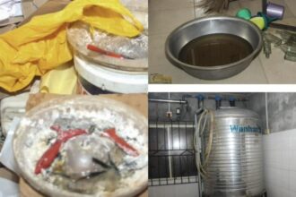 Police Arrest 48-Year-Old Man, Seal Suspected Illegal Alcohol Factory in Lagos Police Arrest 48-Year-Old Man, Seal Suspected Illegal Alcohol Factory in Lagos
