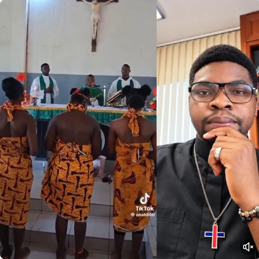 Catholic Priest Criticises Dressing of Female Altar Servers in Viral Mass Video