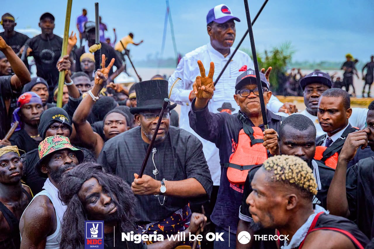 (Photos) Peter Obi, Seriake Dickson Take NDC’s Message of Hope to Bayelsa Creek Communities (Photos) Peter Obi, Seriake Dickson Take NDC’s Message of Hope to Bayelsa Creek Communities