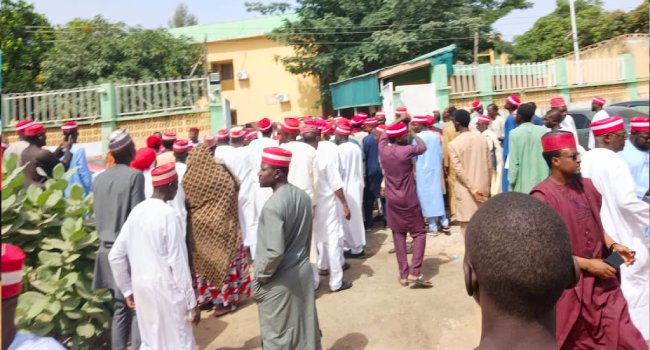 Kwankwasiyya Supporters Protest in Kano Over Omission of NDC Governorship Candidate Kwankwasiyya Supporters Protest in Kano Over Omission of NDC Governorship Candidate