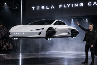 Elon Musk Unveils ‘Flying’ Tesla Roadster, Targets 2028 Production