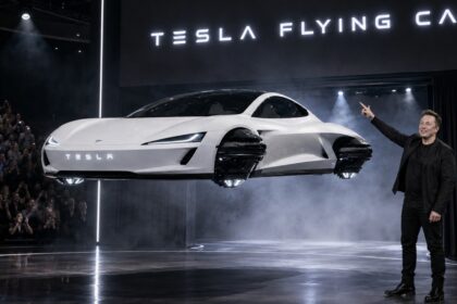Elon Musk Unveils ‘Flying’ Tesla Roadster, Targets 2028 Production Elon Musk Unveils ‘Flying’ Tesla Roadster, Targets 2028 Production