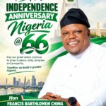 NDC candidate OmoBarca Congratulate Nigerians, Ajeromi-Ifelodun Constituents on Independence Day
